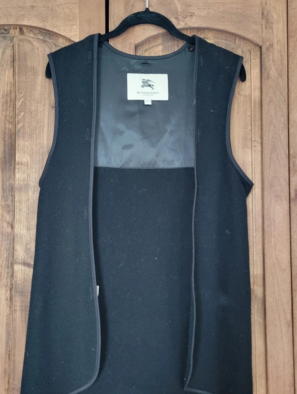 Burberry Black Hooded Lightweight Trench Coat:2 - Picture 6 of 7
